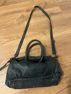 Day And Mood Purse.& Satchel
 Dark Teal Leather